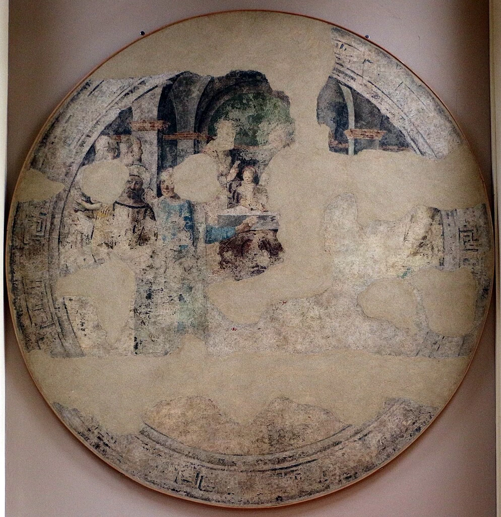 Storie della vergine e ritratti di committenti, 1499 - Palazzo dei Diamanti (Ferrara)